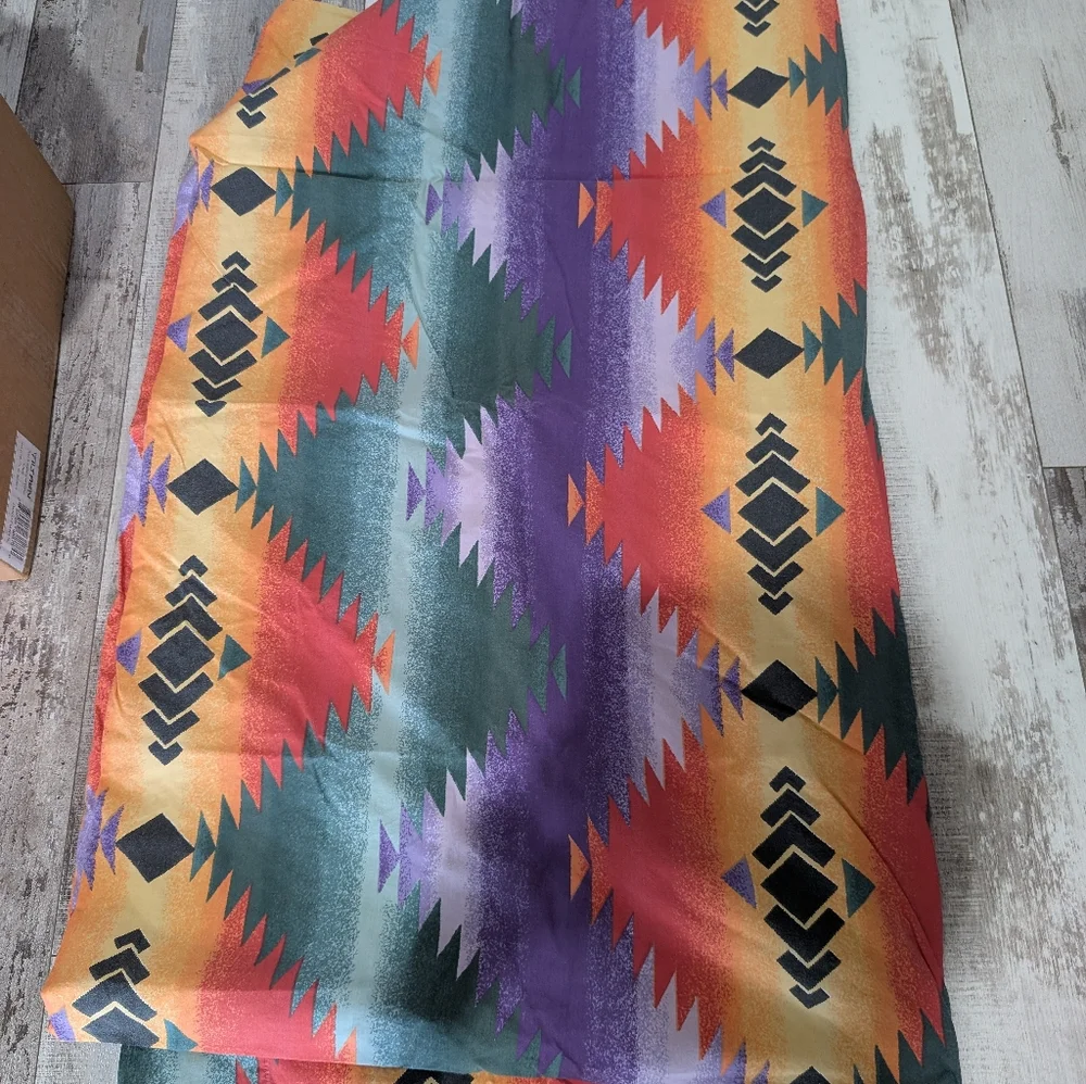 Ralph Lauren Blue Label Multicolor Aztec Bedding Sheets